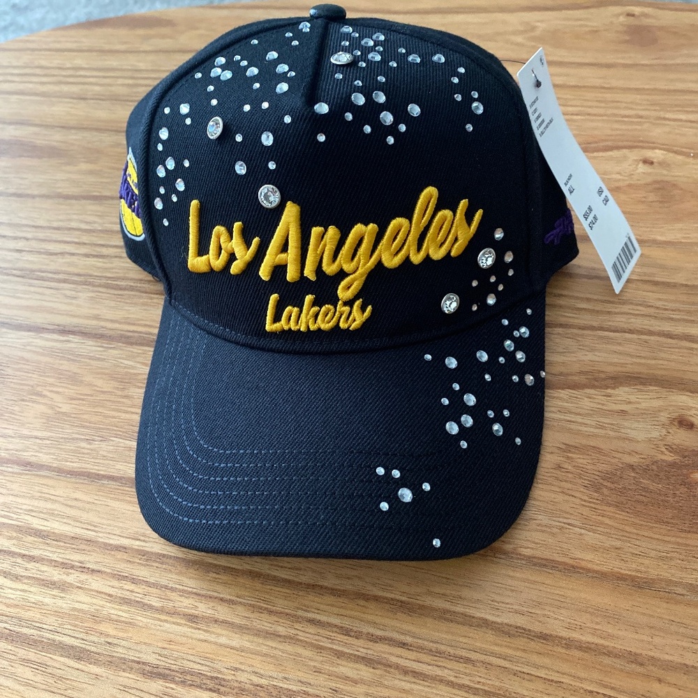 NWT Pro Standard NBA Los Angeles Lakers rhinestone SnapBack hat